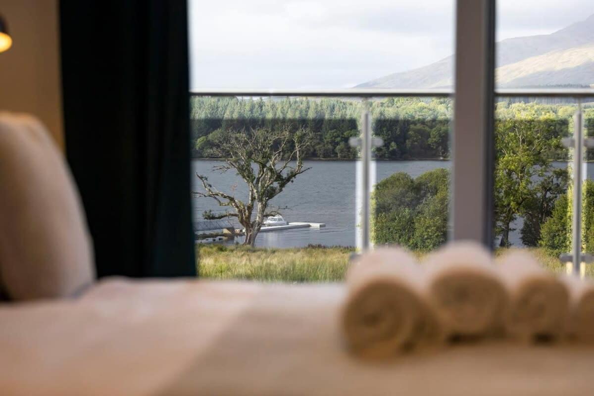 New Build Lodge With Stunning Views Of Loch Awe Hayfield  Εξωτερικό φωτογραφία