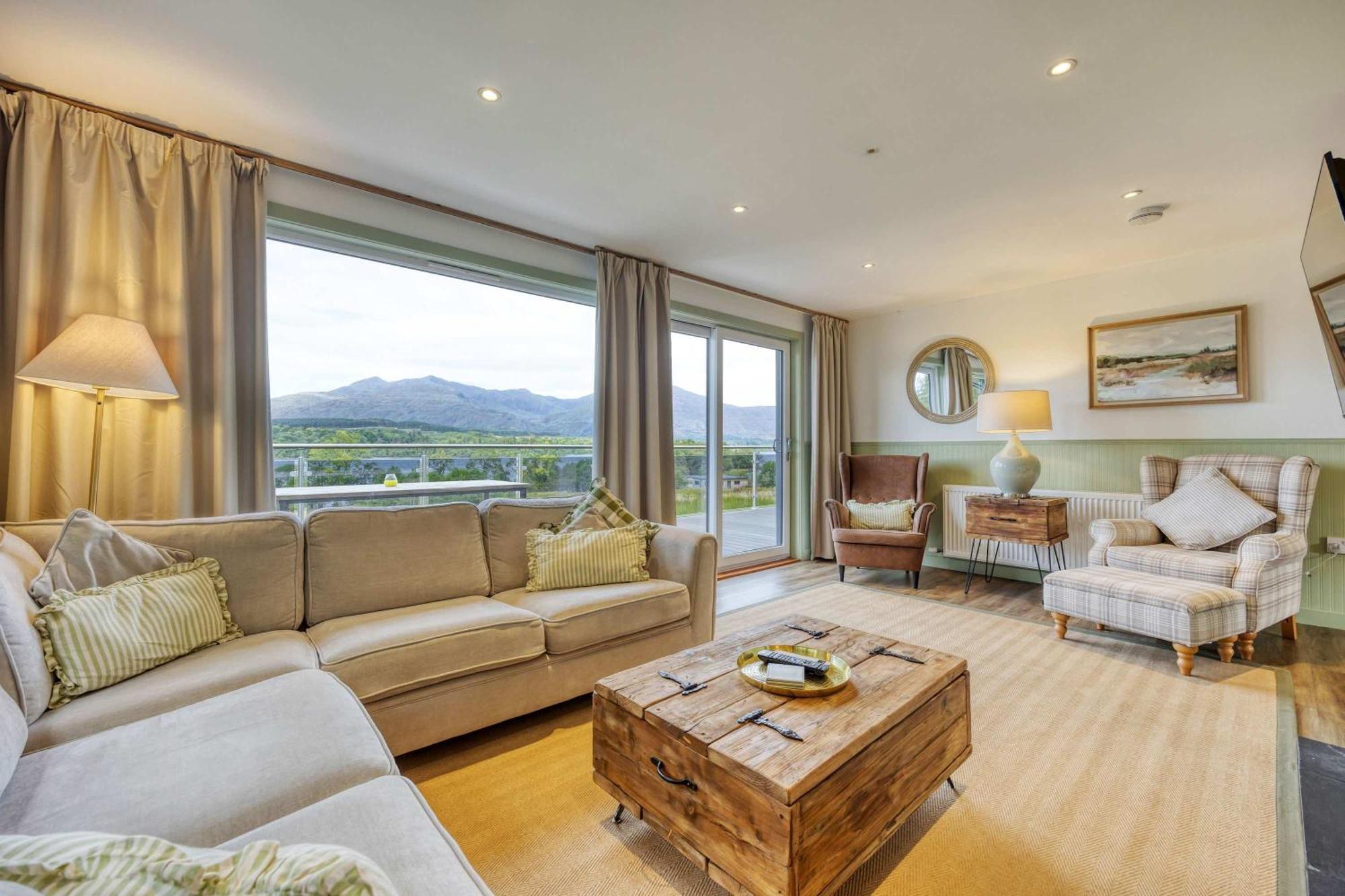 New Build Lodge With Stunning Views Of Loch Awe Hayfield  Εξωτερικό φωτογραφία